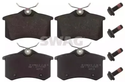 Комплект тормозных колодок, дисковый тормоз SWAG купить